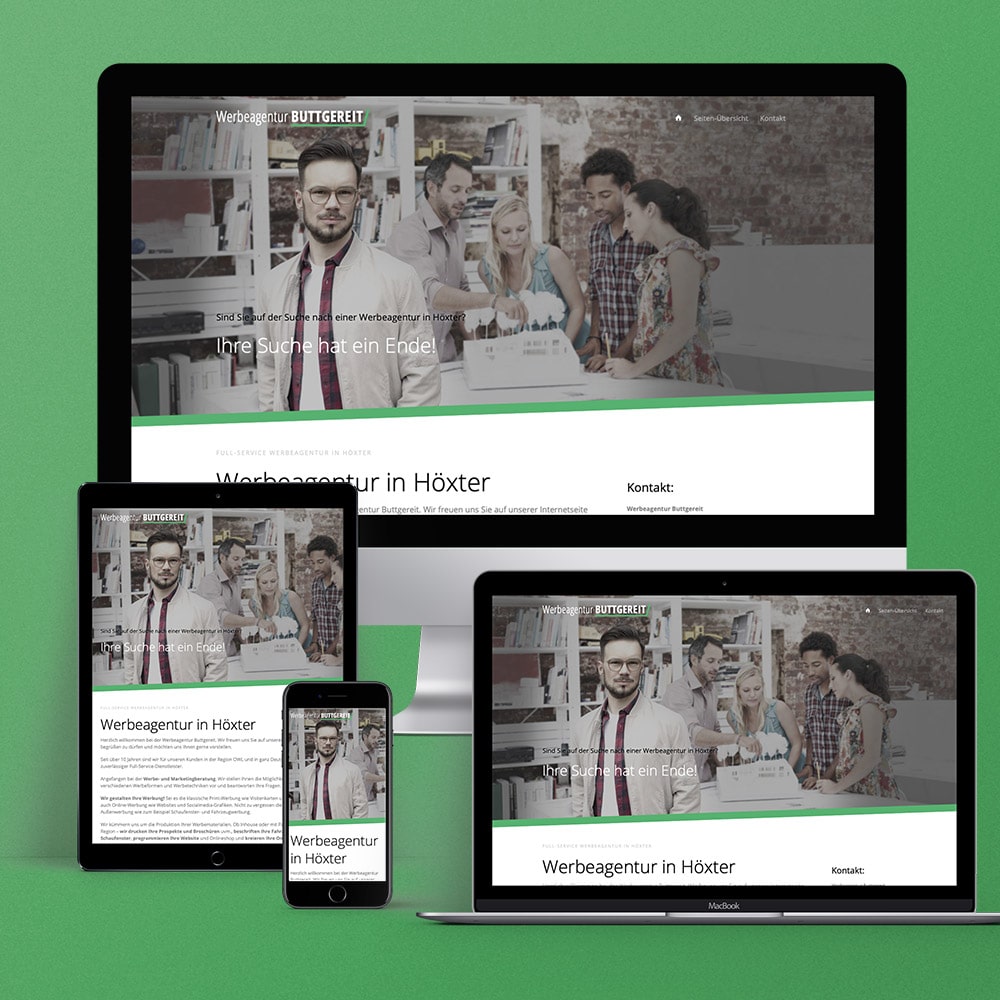Webdesign, Homepage und Onlineshop für Bad Driburg